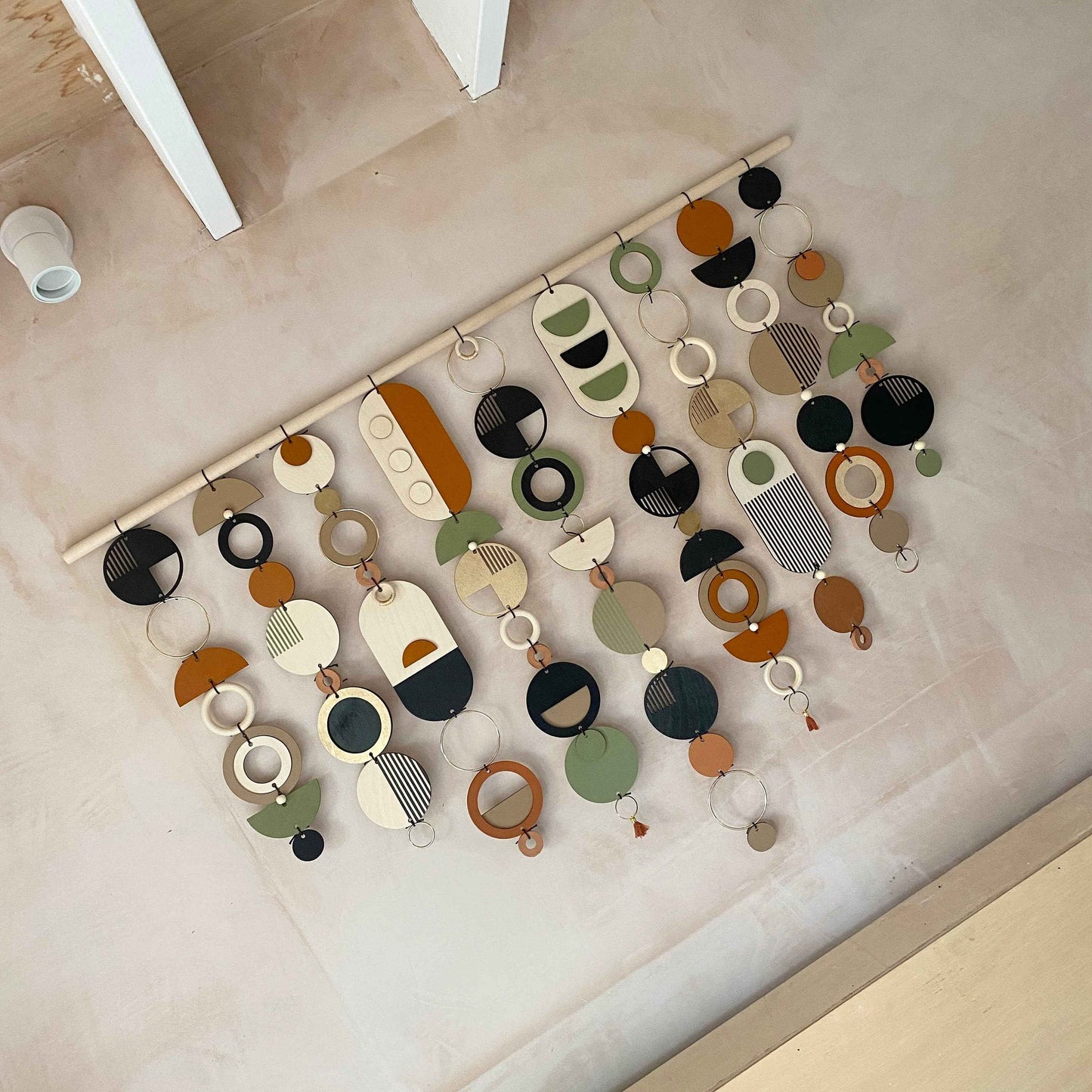 New Modern Geometric Wall Art - Minimal Home Decor- Large Centre Piece Art