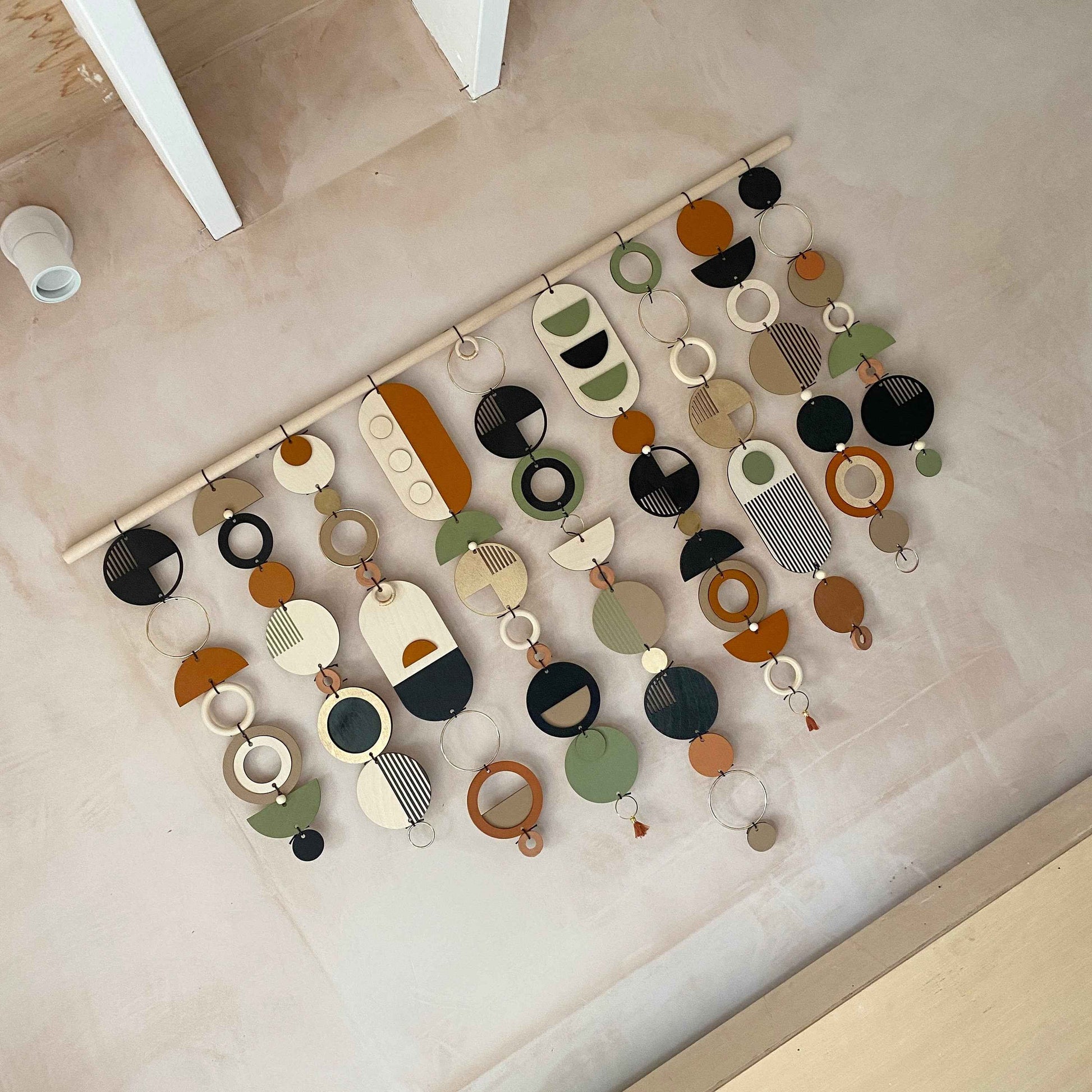 New Modern Geometric Wall Art - Minimal Home Decor- Large Centre Piece Art