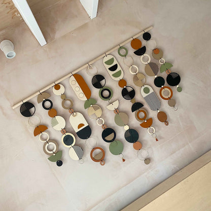 New Modern Geometric Wall Art - Minimal Home Decor- Large Centre Piece Art