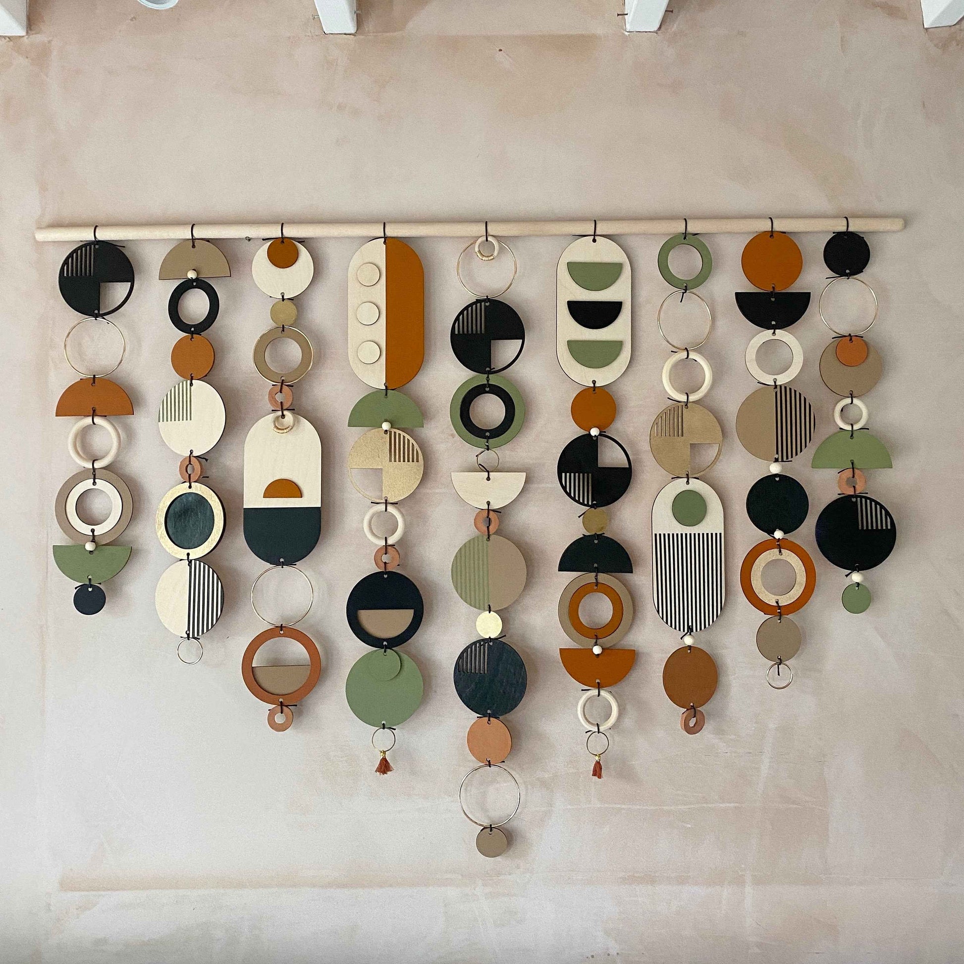 New Modern Geometric Wall Art - Minimal Home Decor- Large Centre Piece Art