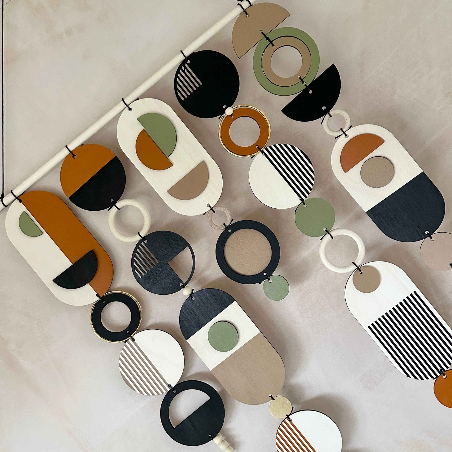 Original Geometric Wall Art - Minimal Home Decor - Mid-Century Decor- Large Centre Piece Art - Big Wall Tapestry - Wall Sculpture