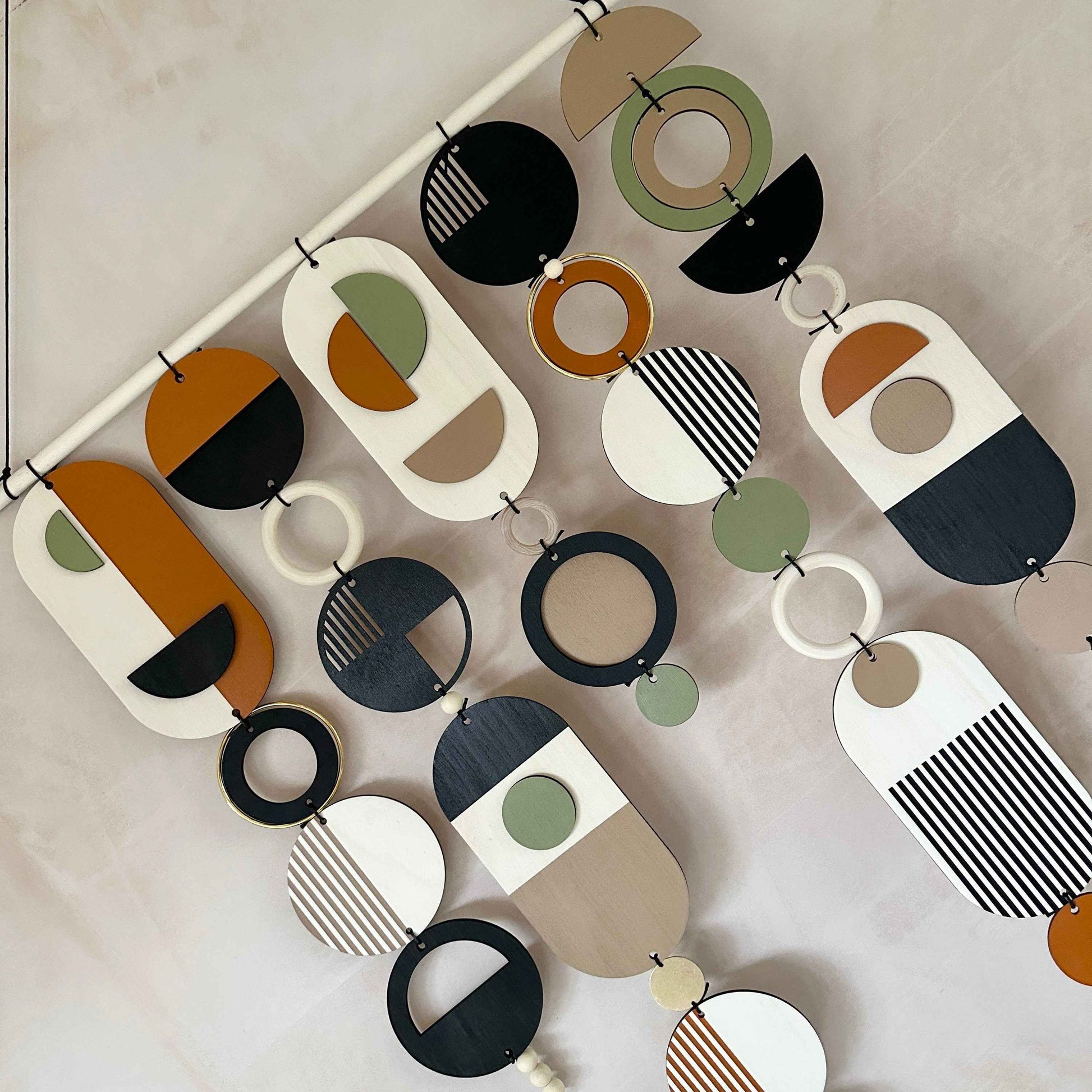 Original Geometric Wall Art - Minimal Home Decor - Mid-Century Decor- Large Centre Piece Art - Big Wall Tapestry - Wall Sculpture