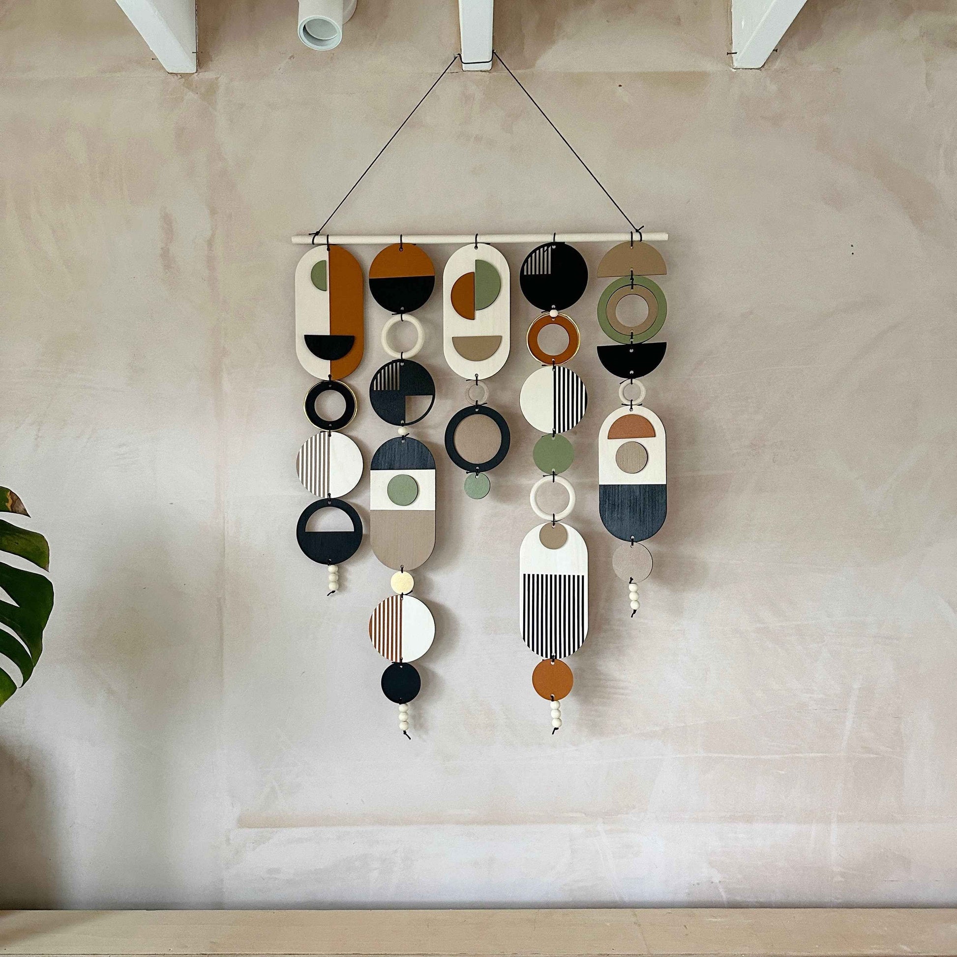 Original Geometric Wall Art - Minimal Home Decor - Mid-Century Decor- Large Centre Piece Art - Big Wall Tapestry - Wall Sculpture