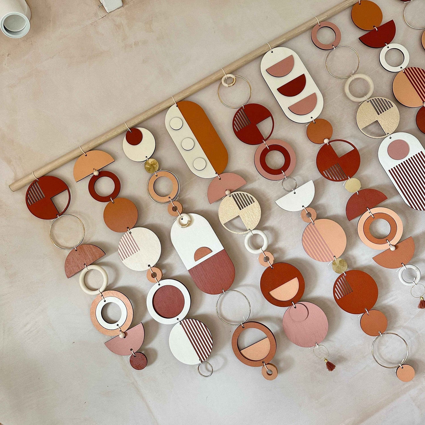 Rich Modern Wall Art - Wood Wall Hanging- Large Centre Piece Art