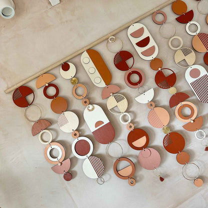 Rich Modern Wall Art - Wood Wall Hanging- Large Centre Piece Art