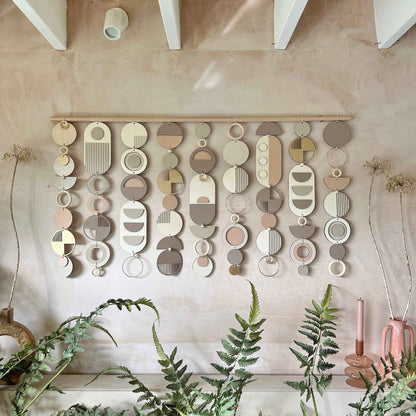 Modern Geometric Wall Art - Geometric Artwork - Minimal Home Decor - Large Centre Piece Art