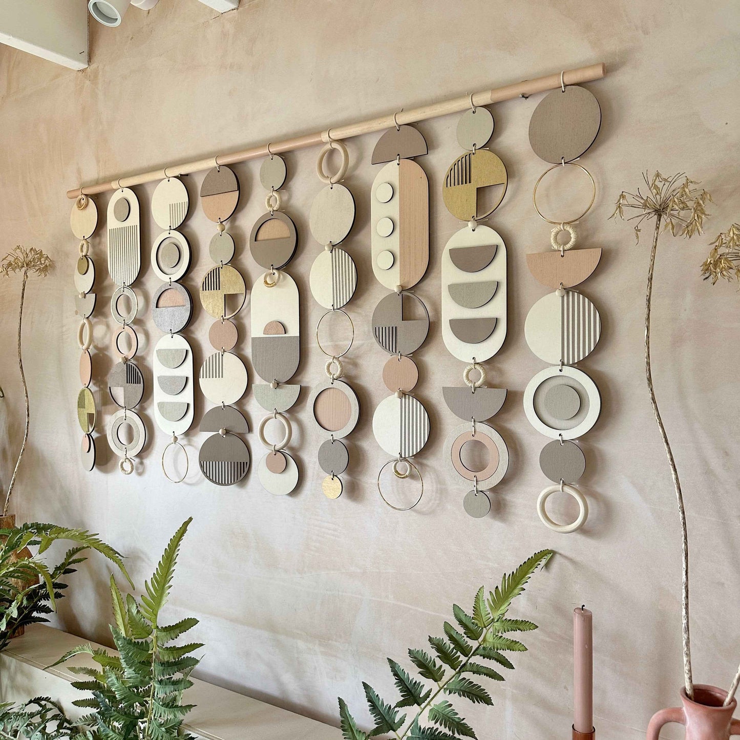 Modern Geometric Wall Art - Geometric Artwork - Minimal Home Decor - Large Centre Piece Art