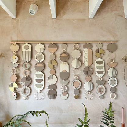 Modern Geometric Wall Art - Geometric Artwork - Minimal Home Decor - Large Centre Piece Art