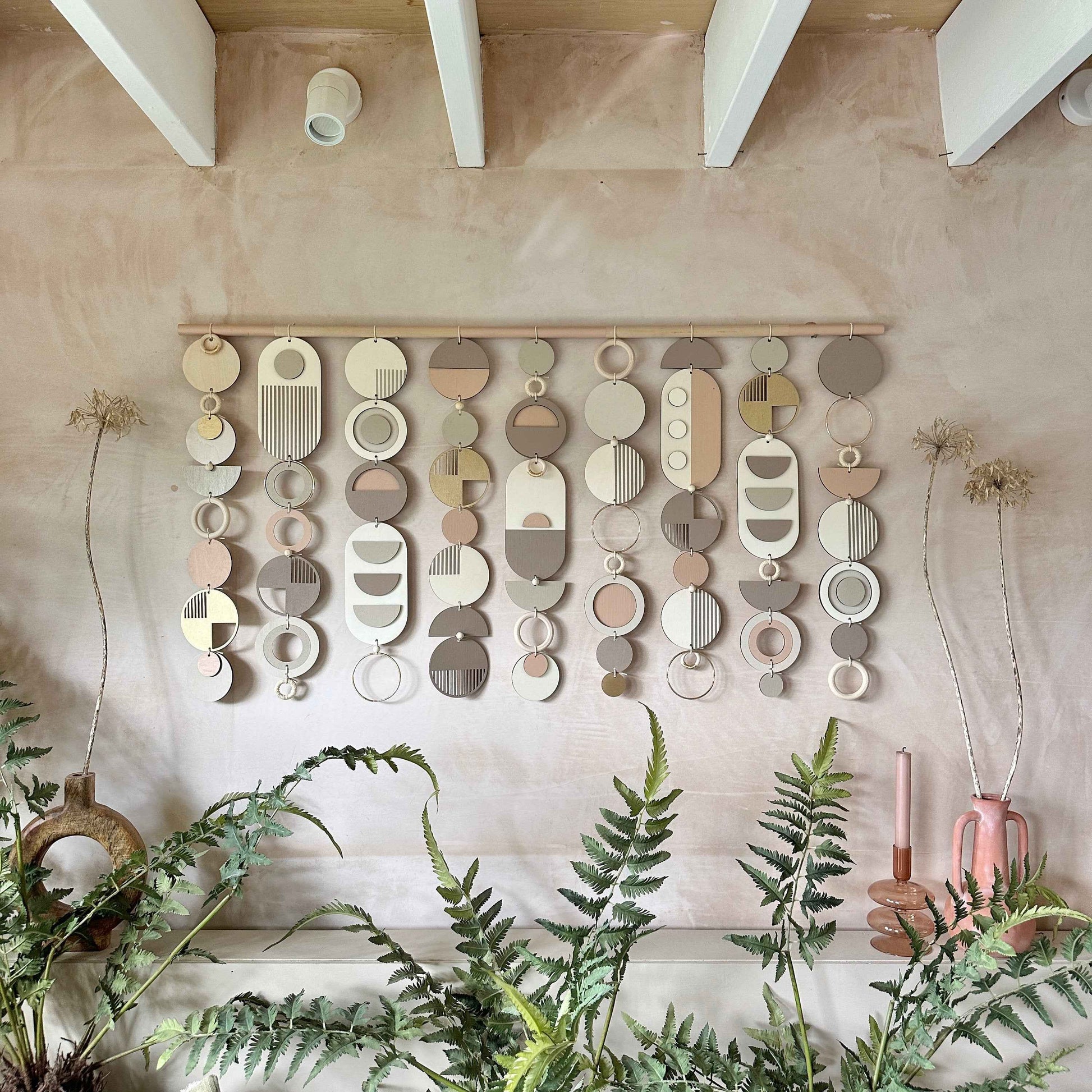 Modern Geometric Wall Art - Geometric Artwork - Minimal Home Decor - Large Centre Piece Art