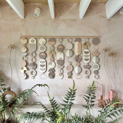 Modern Geometric Wall Art - Geometric Artwork - Minimal Home Decor - Large Centre Piece Art