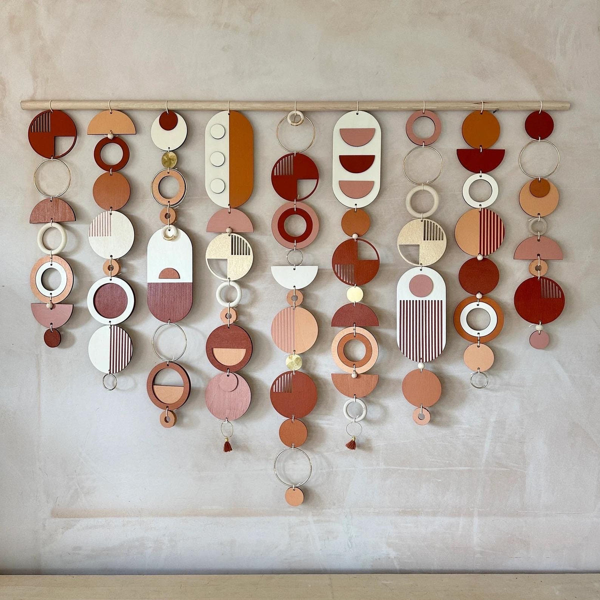 New Modern Geometric Wall Art - Minimal Home Decor- Large Centre Piece Art