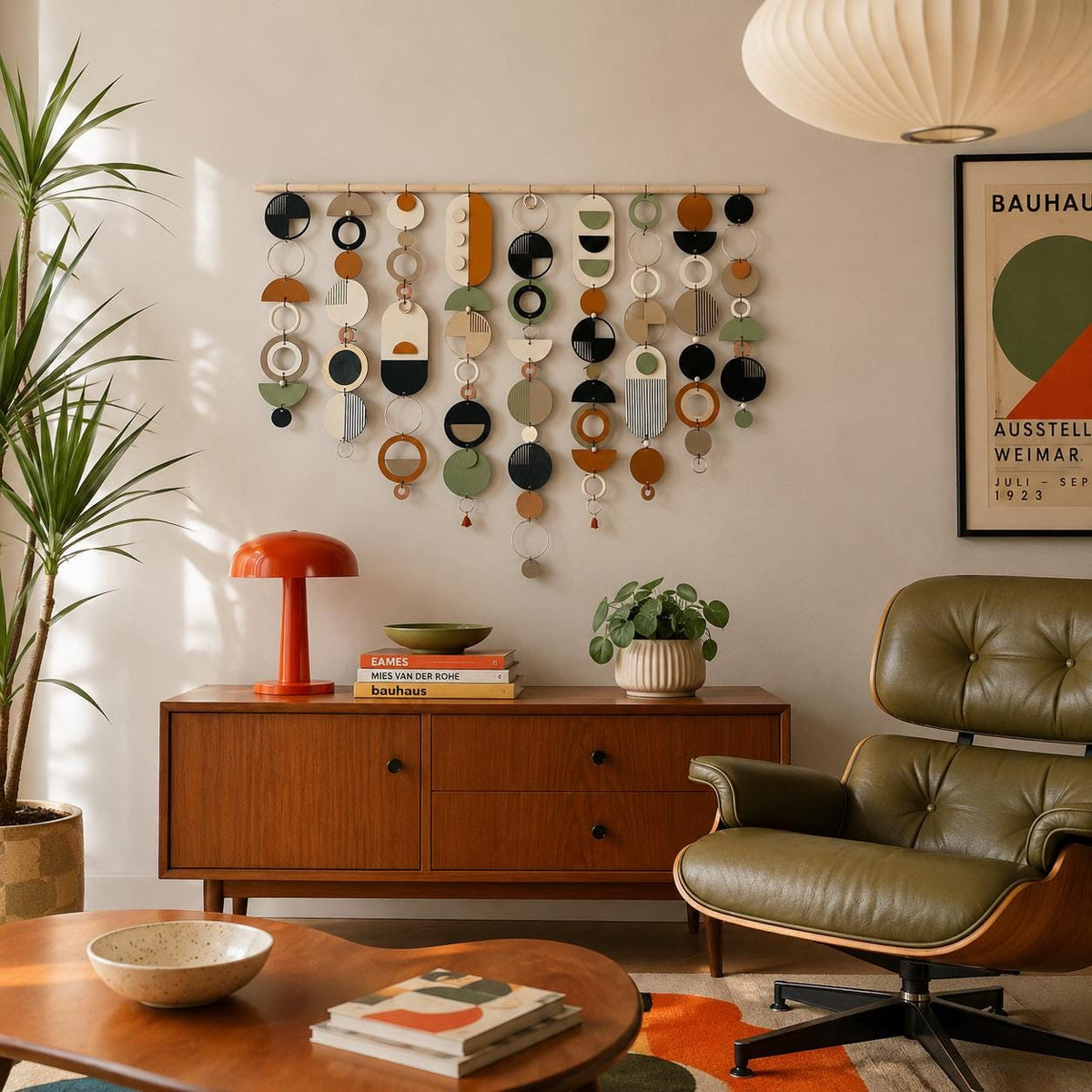 New Modern Geometric Wall Art - Minimal Home Decor- Large Centre Piece Art