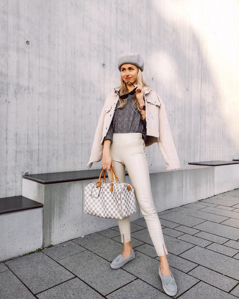 Women's Tasselled Driving Loafers, dove grey suede  