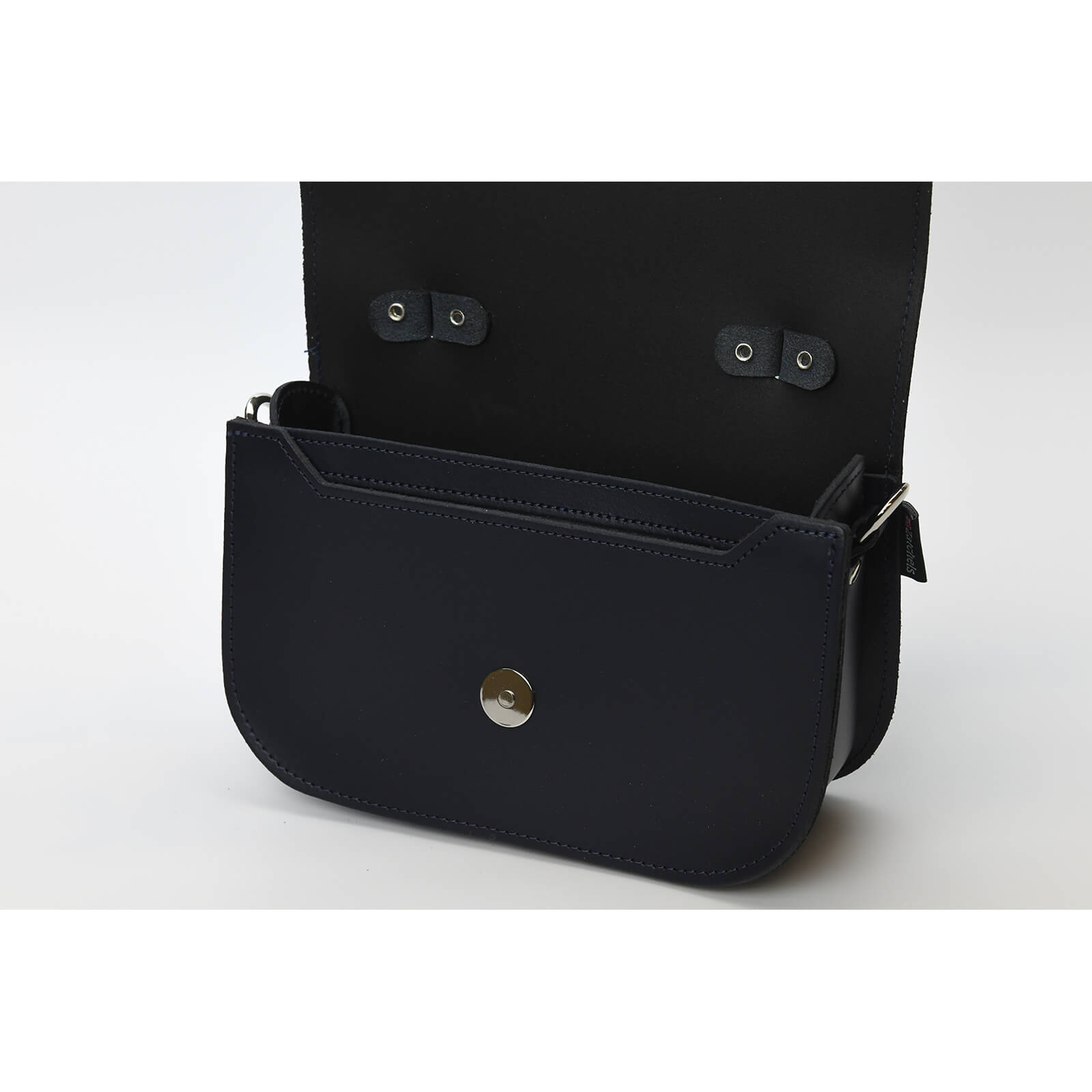Aura Handmade Leather Bag - Navy Blue  