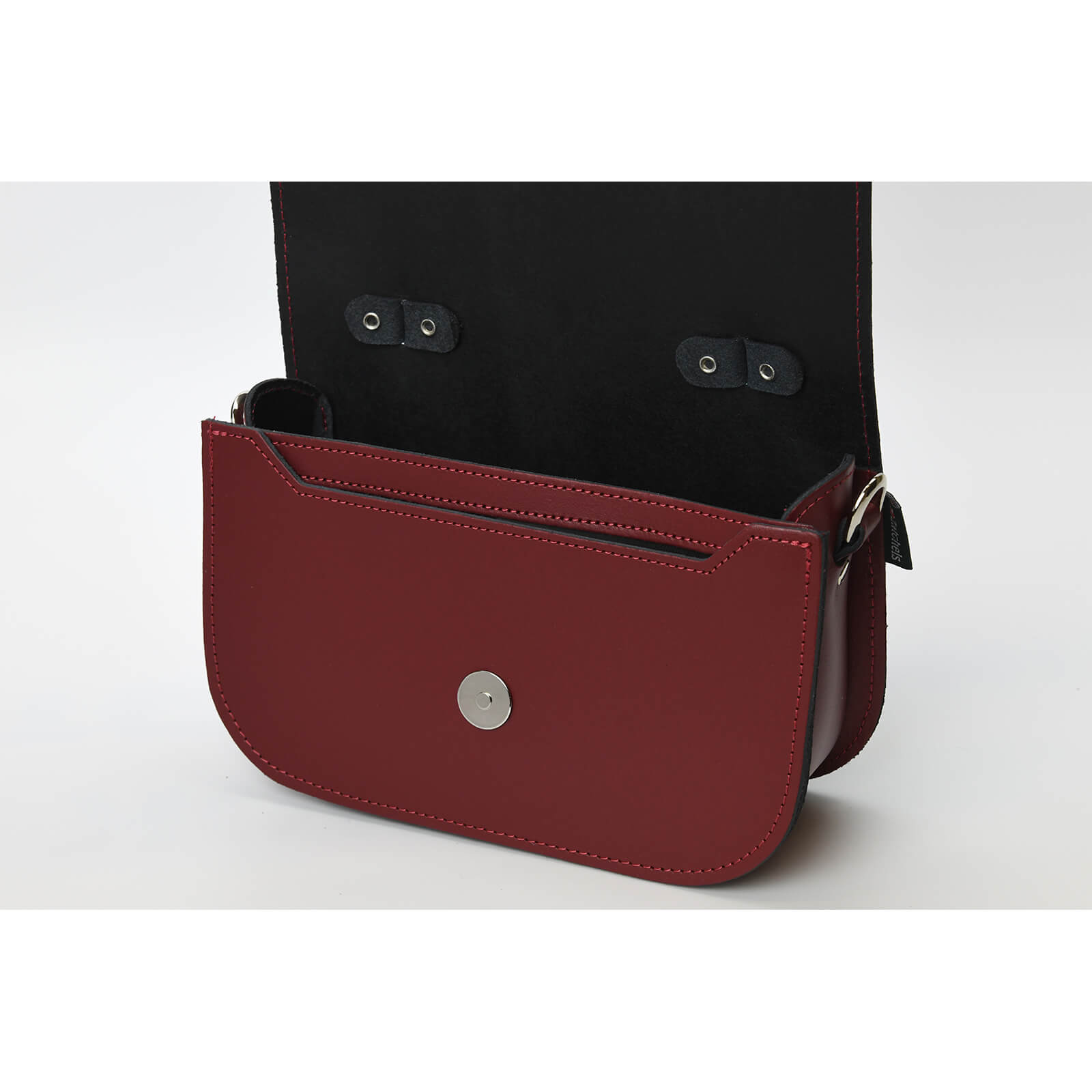 Aura Handmade Leather Bag - Oxblood Red  