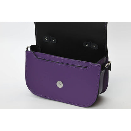 Aura Handmade Leather Bag - Purple  