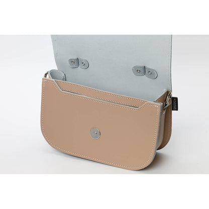 Aura Handmade Leather Bag - Iced Coffee  