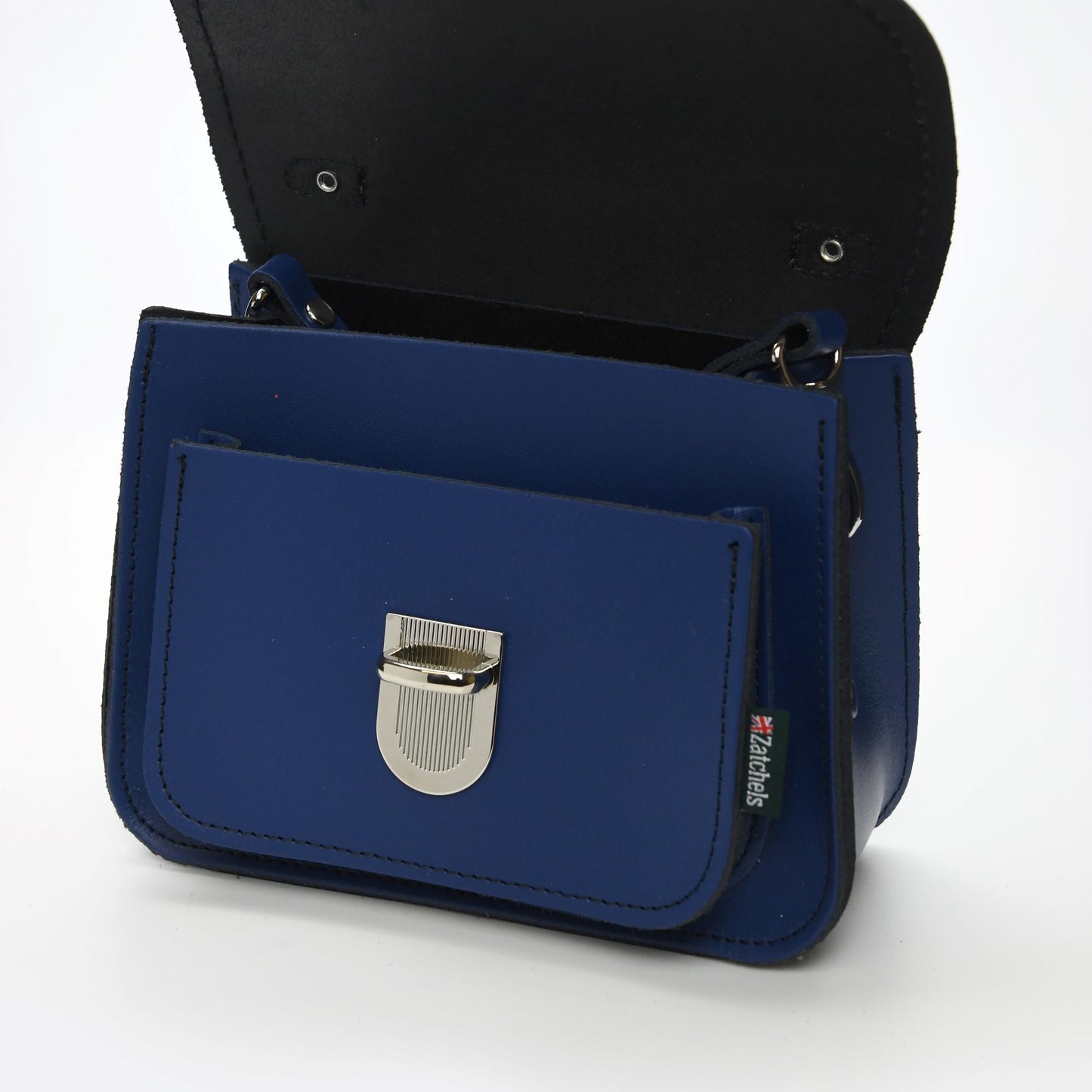Luna Handmade Leather Bag - Royal Blue  