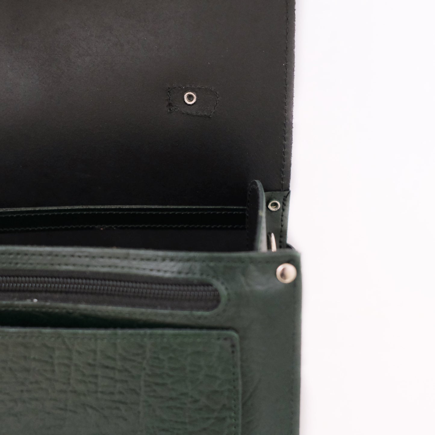Executive Handmade Leather Sugarcube Grande - British Racing Green  