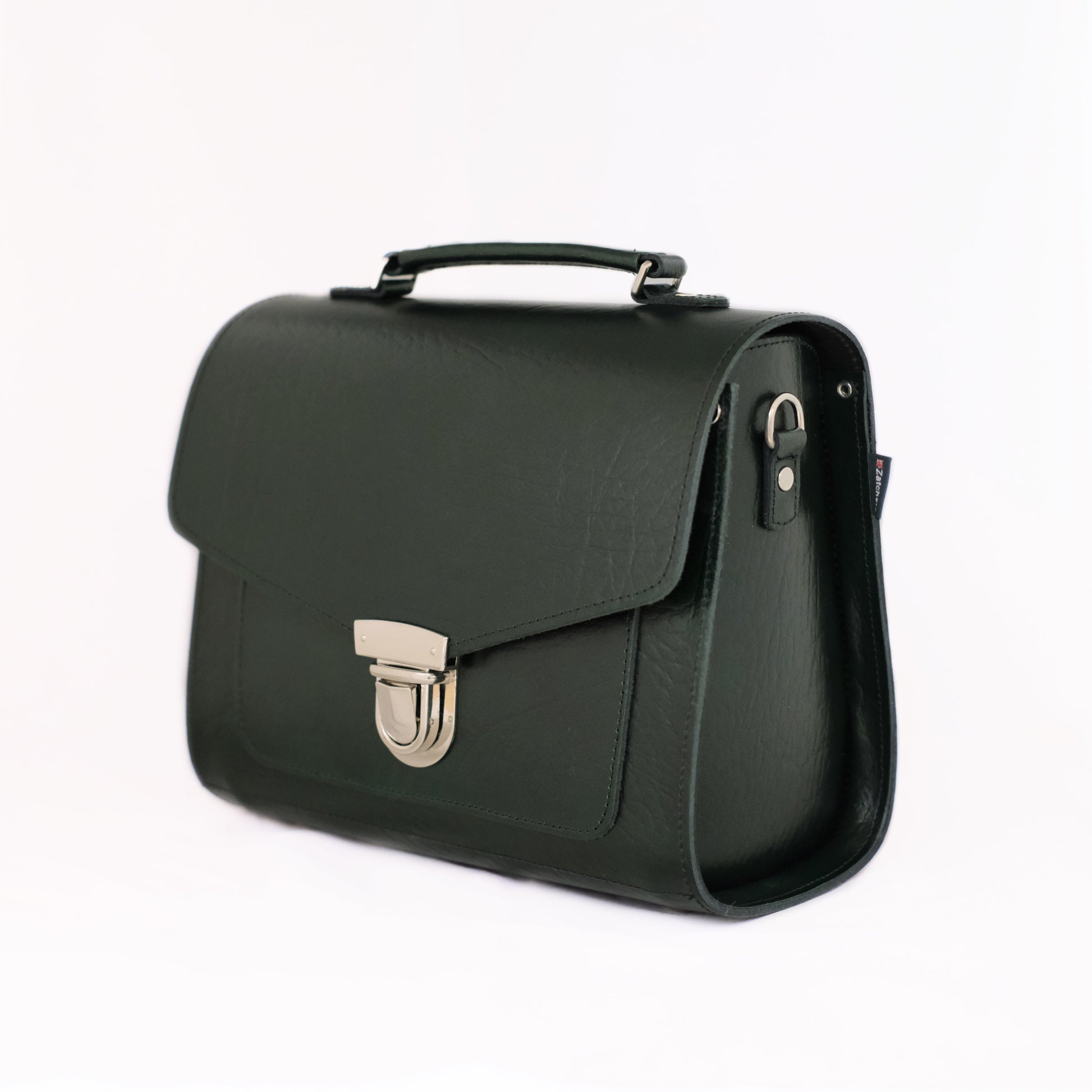 Executive Handmade Leather Sugarcube Grande - British Racing Green  