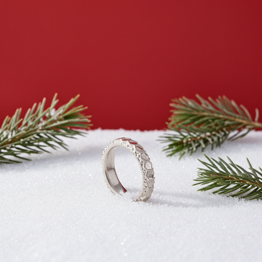 Everyday Silver Goddess Inspired Ring - Hebe