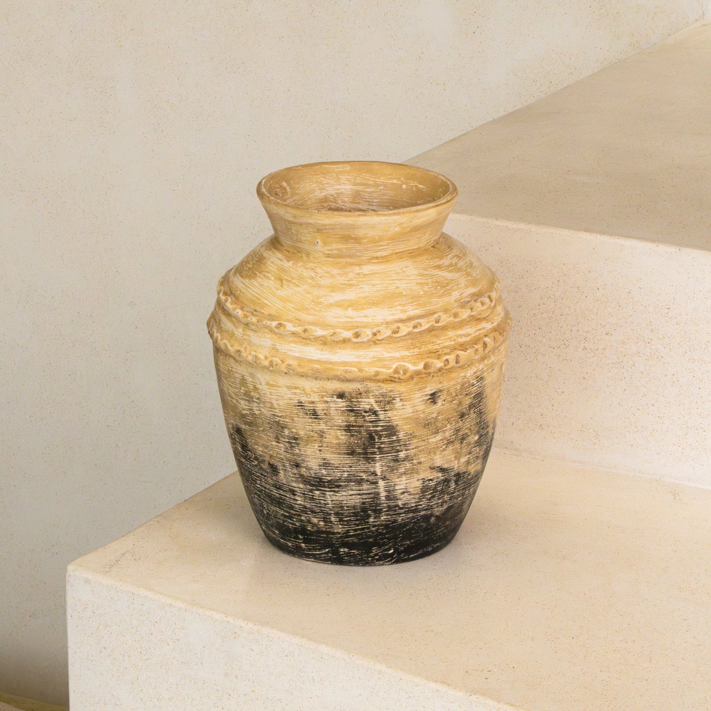 Kuno Ceramic Vase- Handmade- Textured Ceramic  