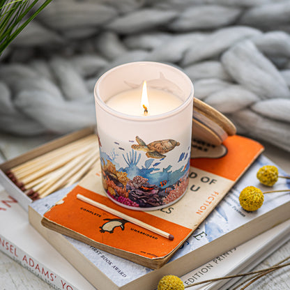 Vegan Scented Candle: Invigorating Marine