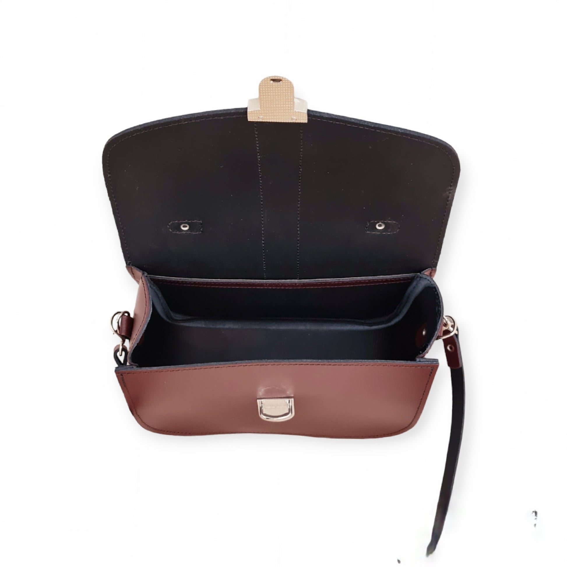 Olympia Handmade Leather Bag - Marsala Red  