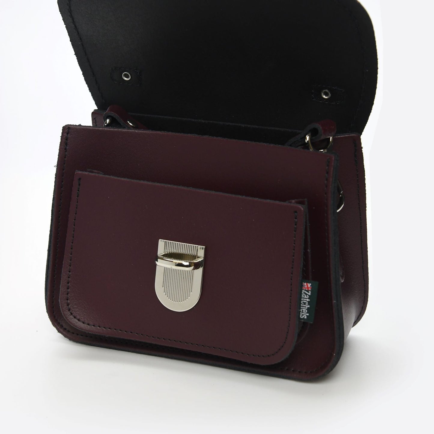 Luna Handmade Leather Bag - Marsala Red  