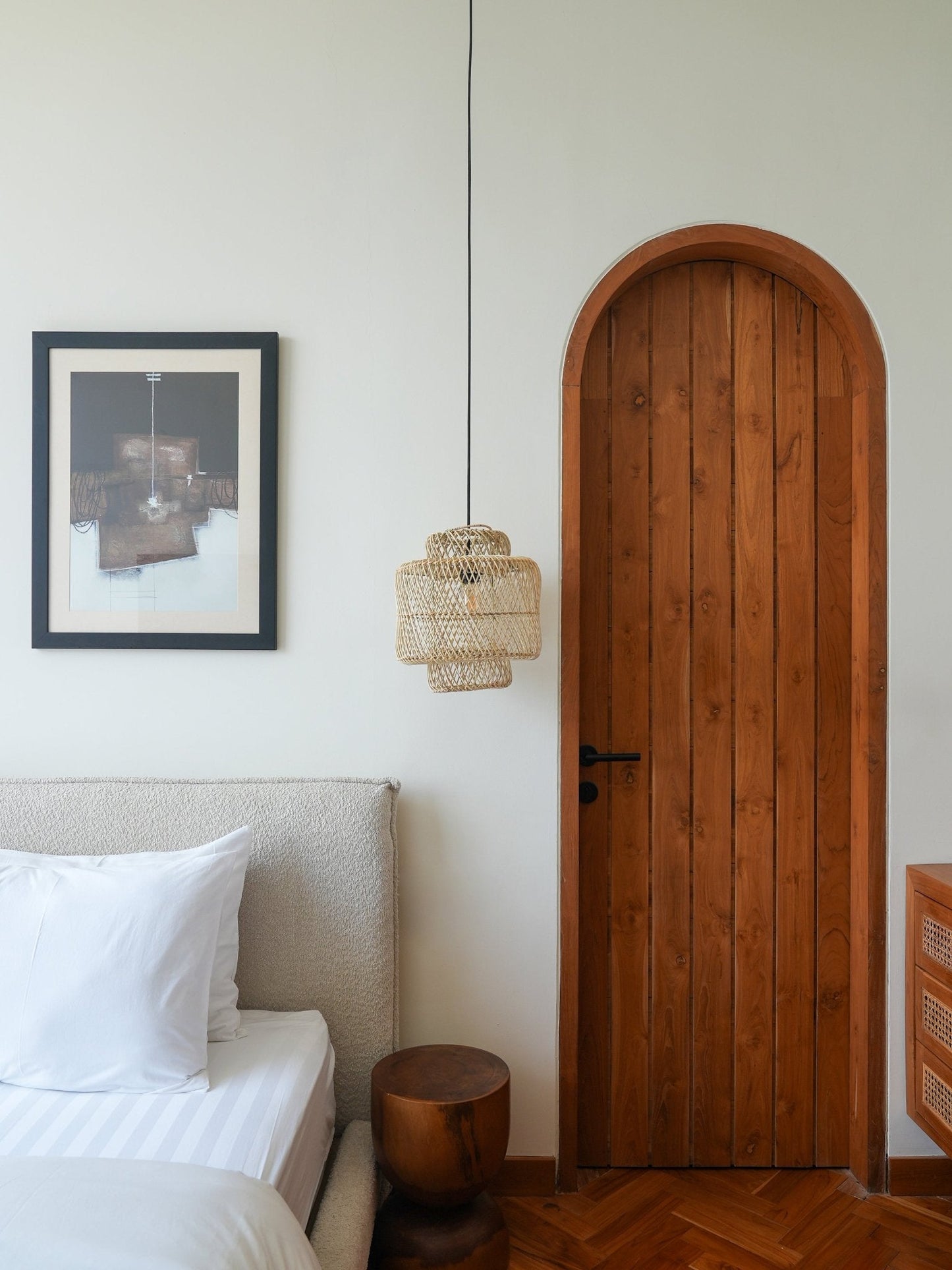 Handmade Matahari Rattan Lamp Shade  