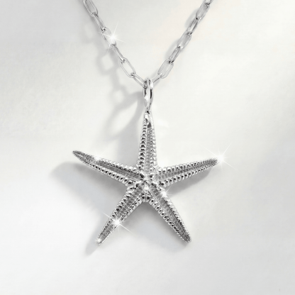 Maxi Silver Starfish Necklace