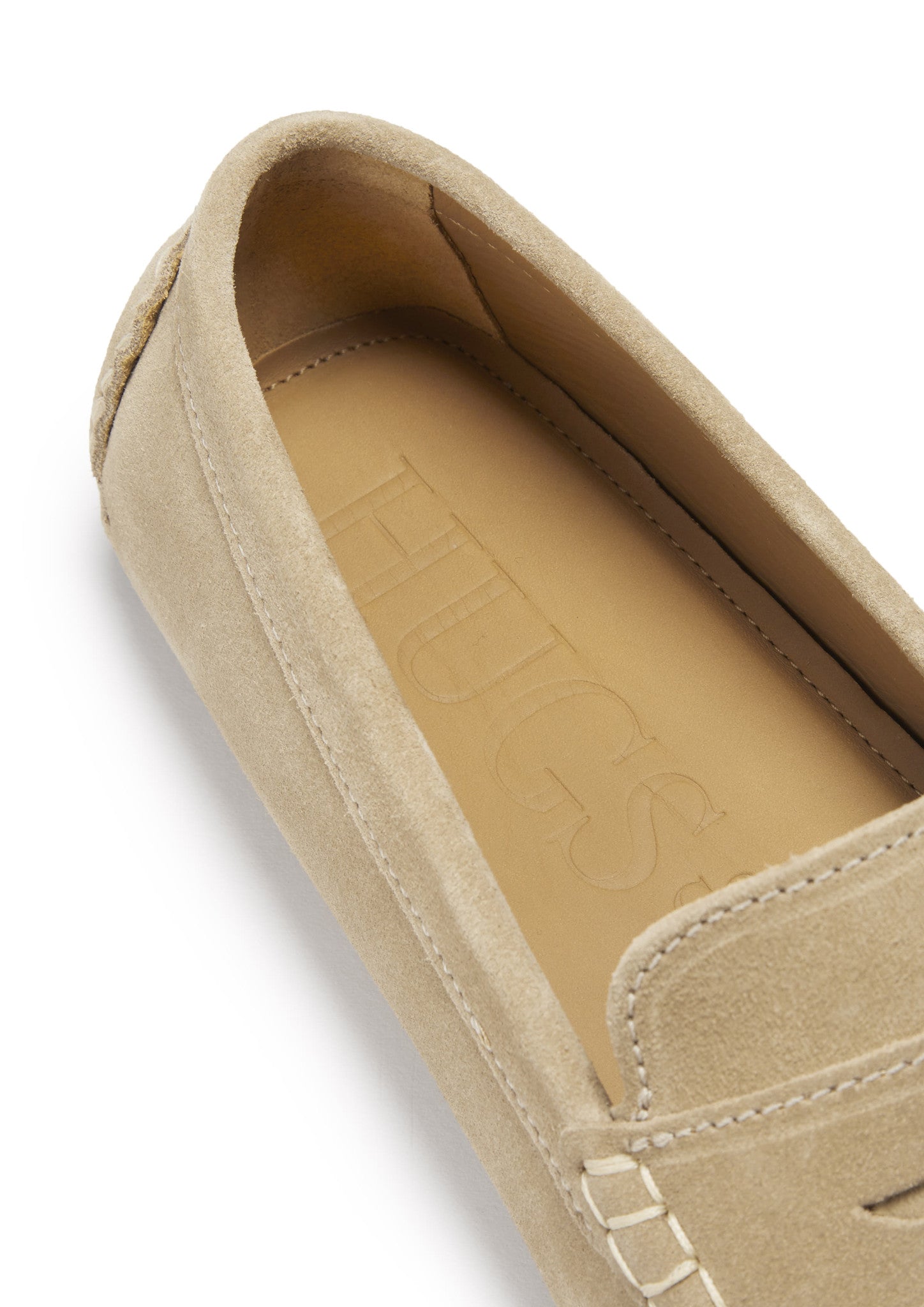 Penny Driving Loafers, taupe suede  