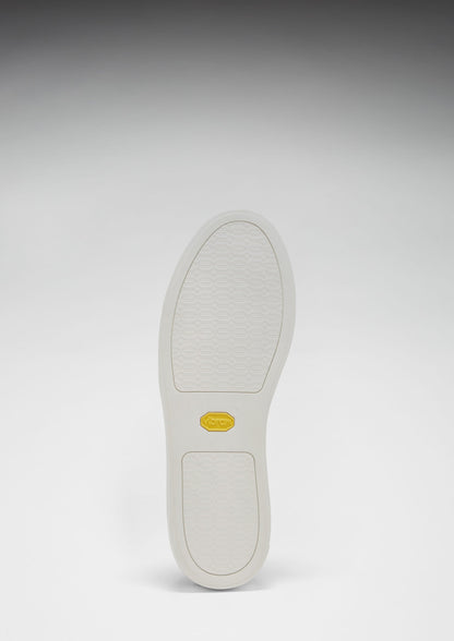 Slip-on Sneakers, white leather  