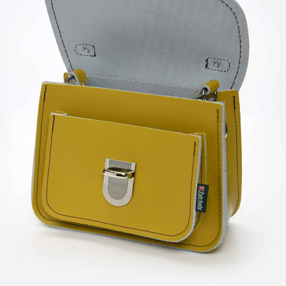 Luna Handmade Leather Bag Yellow Ochre