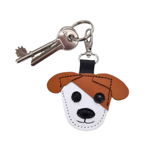 Cute Dog Bag Charm - Burnt Orange