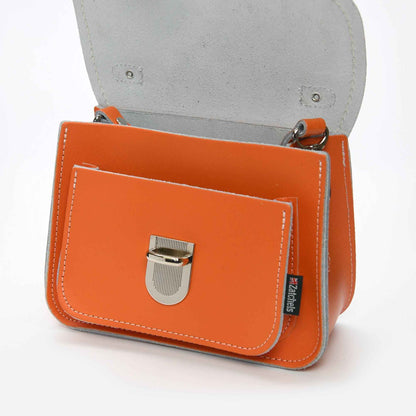 Luna Handmade Leather Bag - Orange