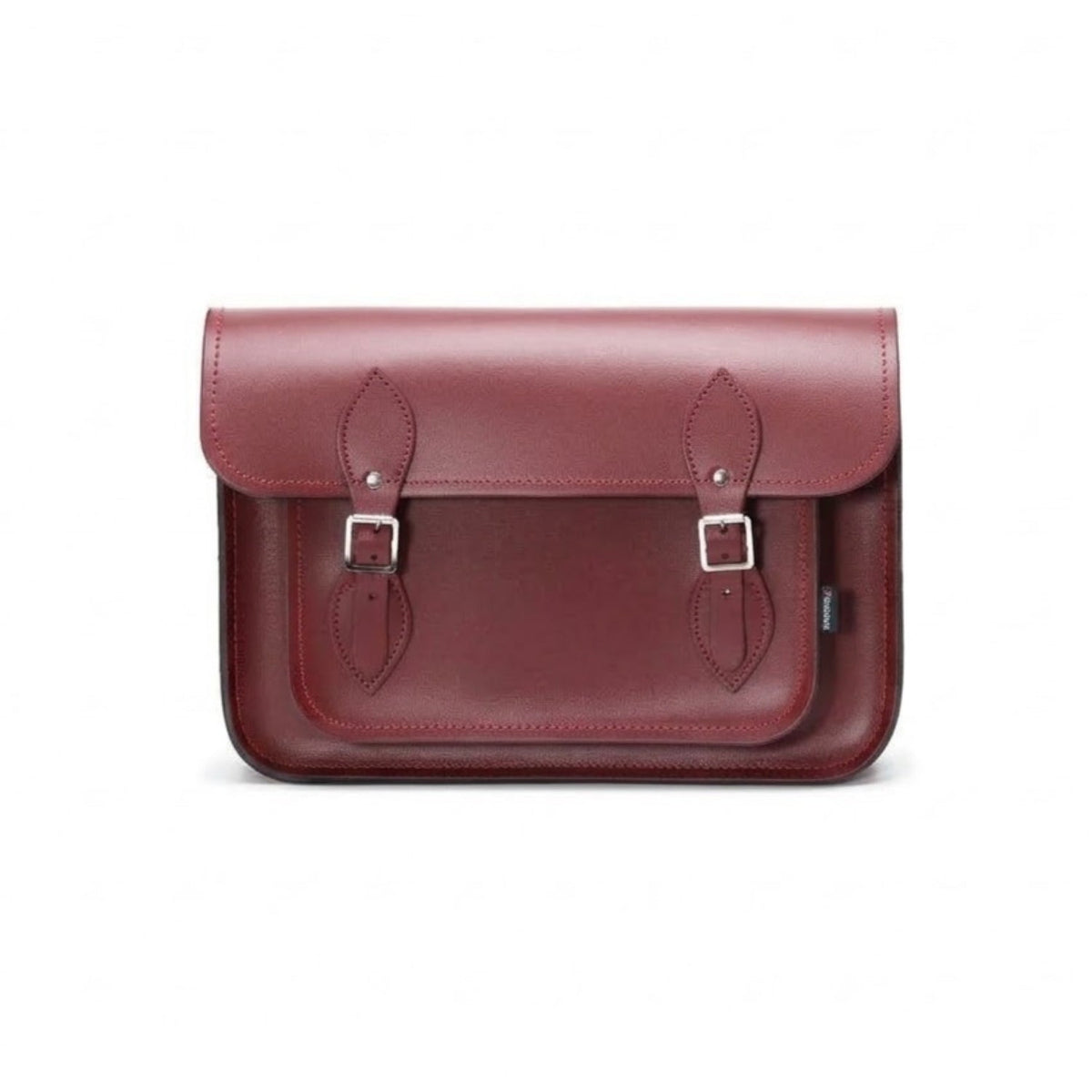 Handmade Leather Satchel - Oxblood Red