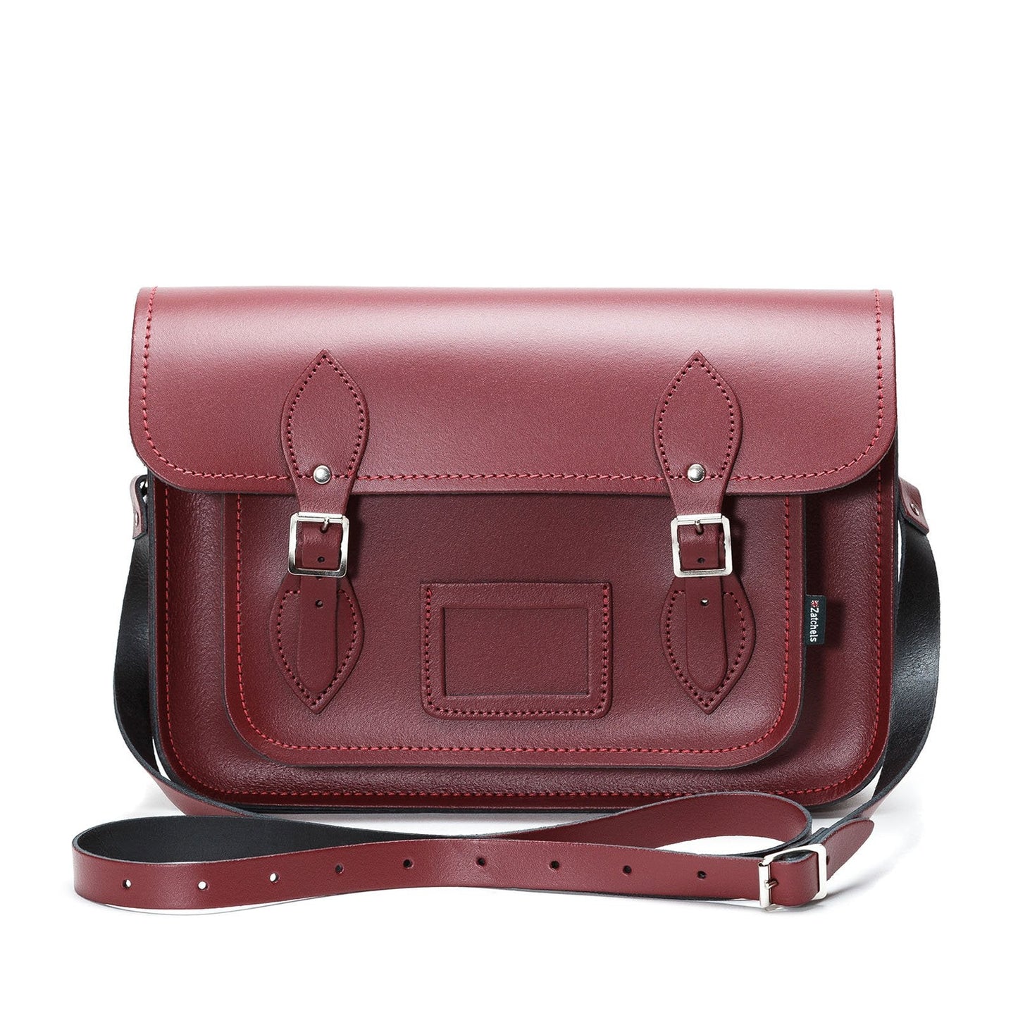 Handmade Leather Satchel - Oxblood Red  