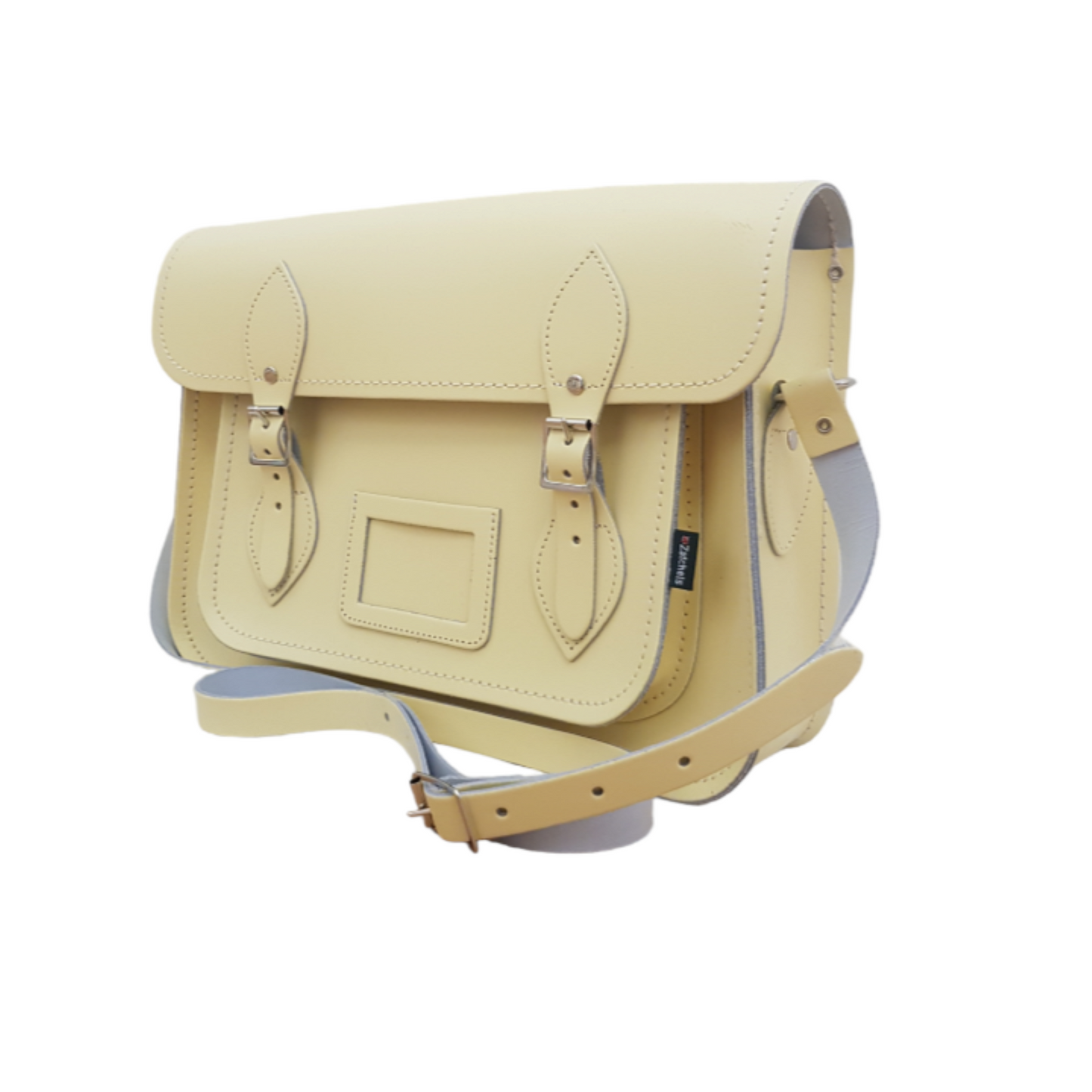Handmade Leather Satchel - Primrose Yellow  