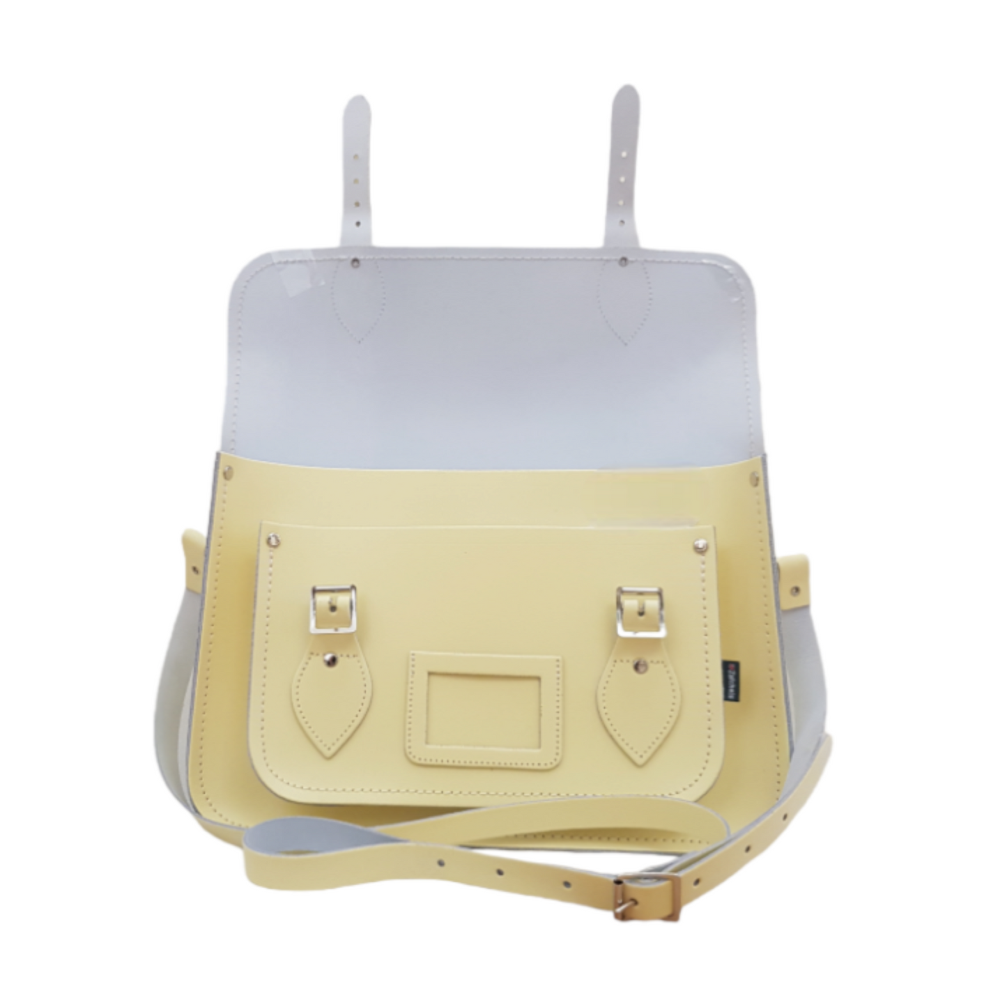 Handmade Leather Satchel - Primrose Yellow  