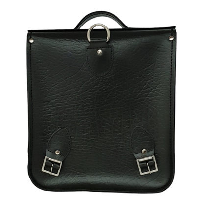 Handmade Leather City Backpack - Executive - Racing Green