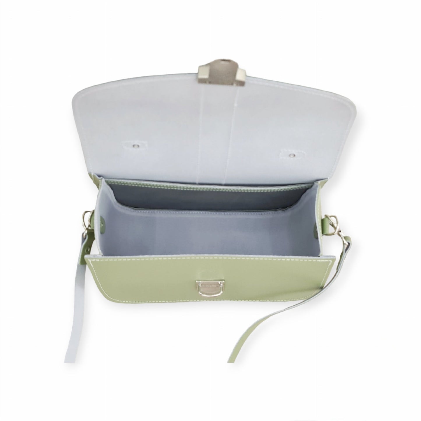 Olympia Handmade Leather Bag - Sage Green  