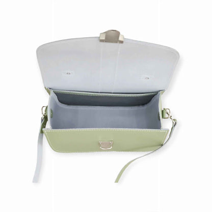 Olympia Handmade Leather Bag - Sage Green