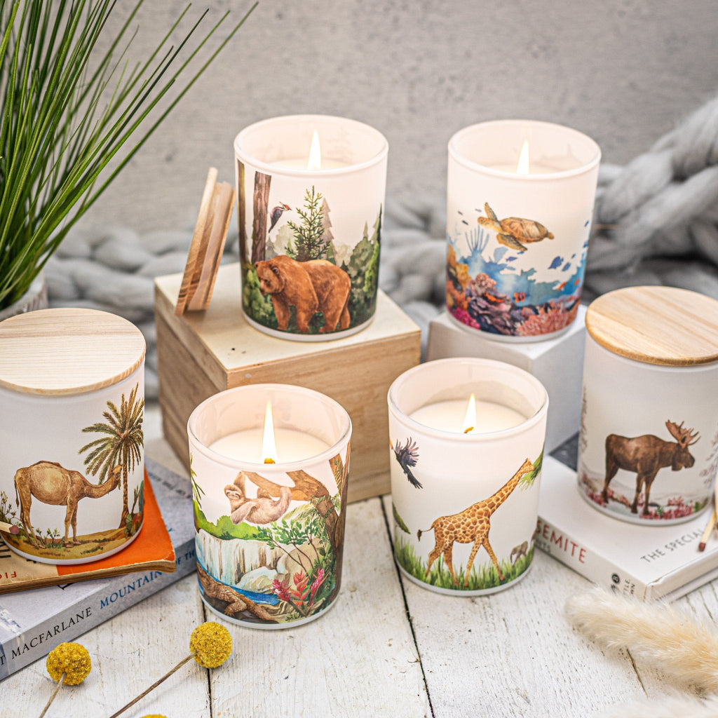 Vegan Scented Candle: Invigorating Marine