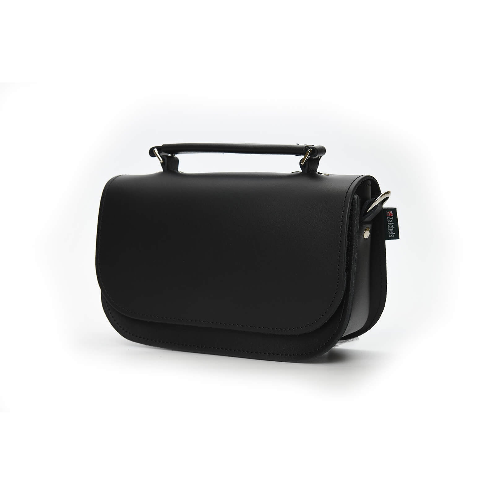 Aura Handmade Leather Bag - Black  