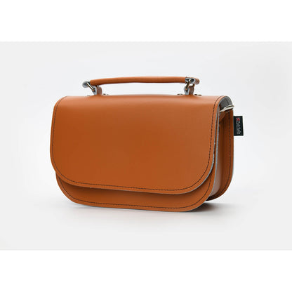 Aura Handmade Leather Bag - Burnt Orange  