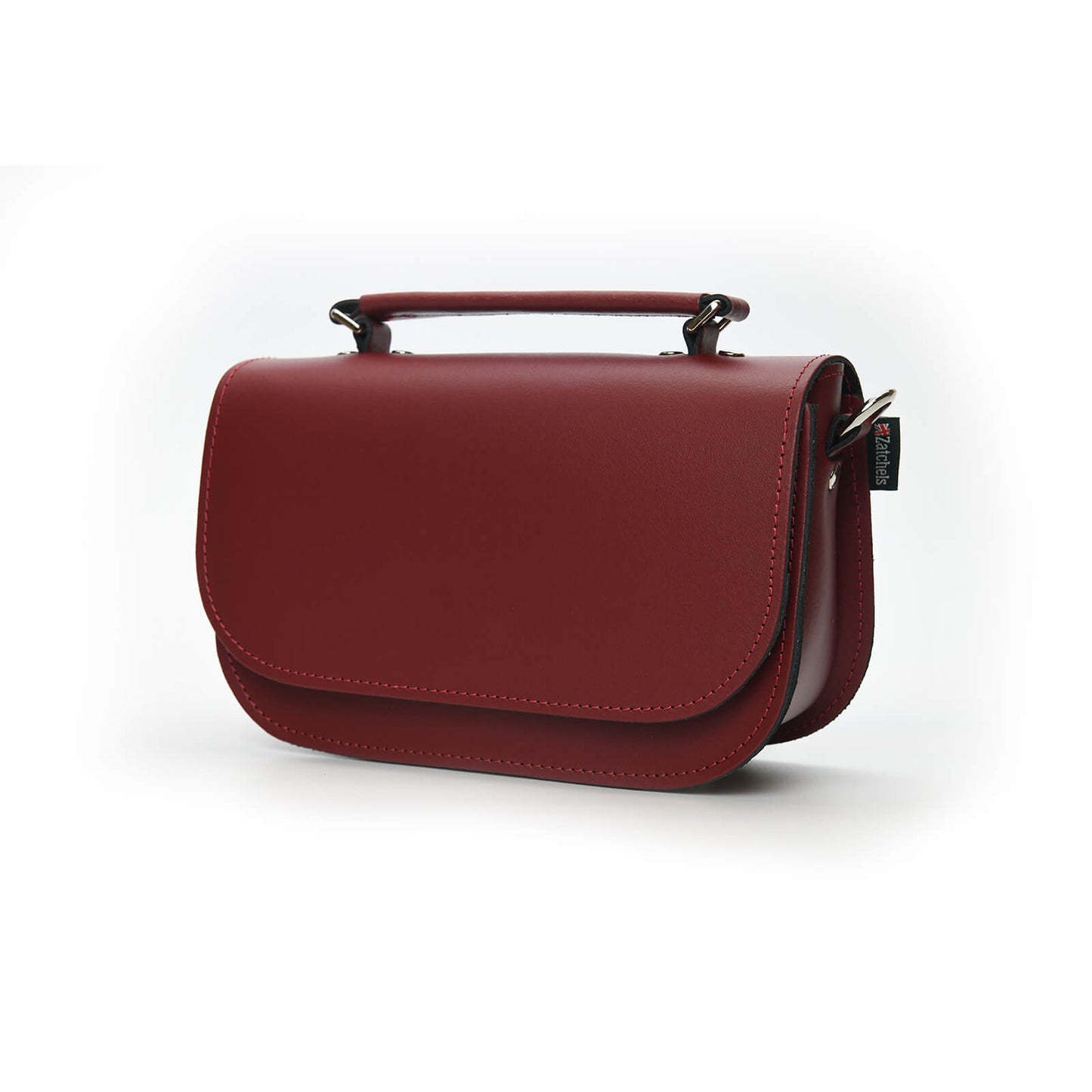 Aura Handmade Leather Bag - Oxblood Red  