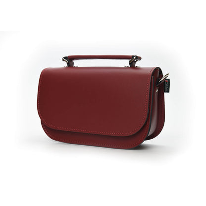 Aura Handmade Leather Bag - Oxblood Red  