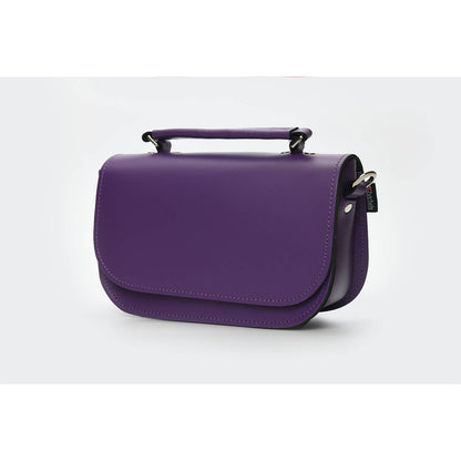Aura Handmade Leather Bag - Purple  