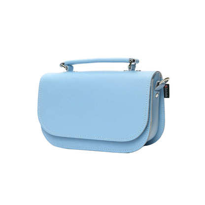 Aura Handmade Leather Bag-Baby Blue